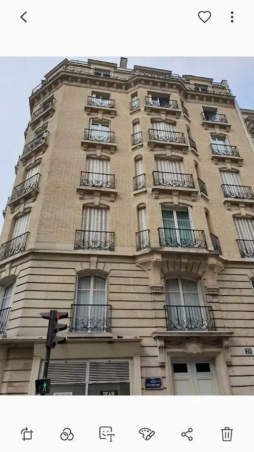 Amazing Studio Eiffel Tower View Paris 16 Apartment 0*,